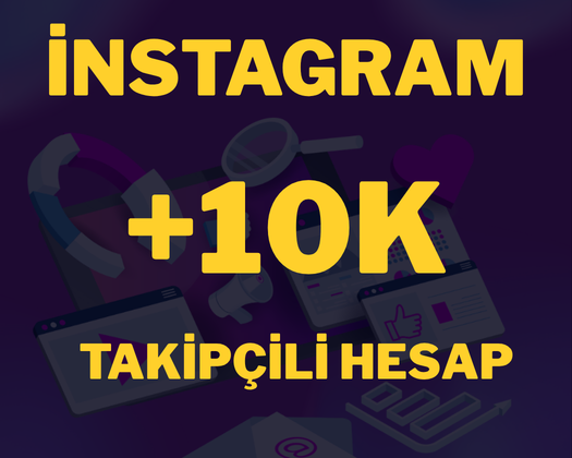 10k takipçili acc